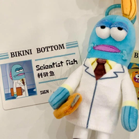 100% Authentique POPMART POP MART Bikini Bottom Buddies Série 2 Boîte Mystère Anime Peluche Mignonne Cadeau de Collection