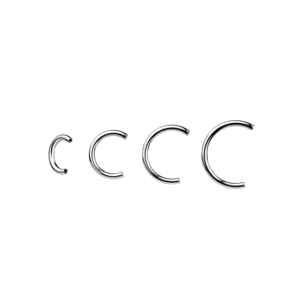 Joyería para Piercing de Titanio F136 con Rosca Interna, Chapado en Oro, Clásico, Anillos de Nariz en Forma de C, Piercings Labiales de 8mm, Regalo para Bodas, Compromisos y Fiestas - Product Image 5