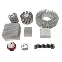 Profils d'extrusion en aluminium personnalisés série 6000 Led 60Mm 5W radiateur de tube de tuyau en aluminium E90 dissipateur de chaleur en aluminium