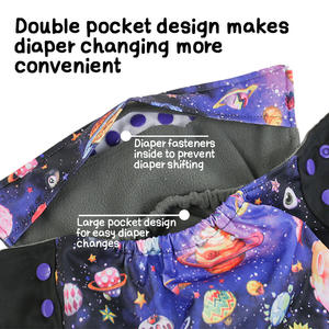 Fabrication et vente <span class=keywords><strong>de</strong></span> couches réutilisables lavables en tissu à ajustement personnalisé <span class=keywords><strong>de</strong></span> produits réutilisables pour bébés pendant la <span class=keywords><strong>nuit</strong></span> <span class=keywords><strong>de</strong></span> couches lavables avec insert - Product Image 5