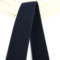 Ruban en toile de 38 mm, sangle en polyester et coton de 2,5 mm d'épaisseur pour ceinture, bricolage, sac, accessoires de couture et laisse pour chien