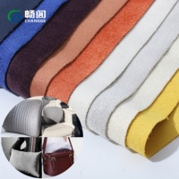Popular Tela de Microfibra de Gamuza Resistente al Desgaste y al Decoloración de 58/60'' para Reposacabezas de Coche, Reposabultos y Tapicería - Venta al por Mayor Promocional