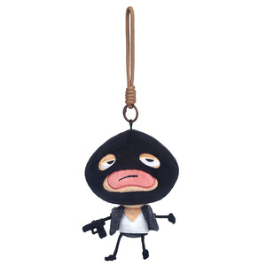 Simpatico e Misterioso Peluche a Forma di Personaggio, Ciondolo Portachiavi Astratto - Regalo di Compleanno Perfetto Unisex in Poliestere - Product Image 5