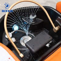 Fauteuil de lavage de cheveux électrique MOOLIN avec massage, bassin de spa, circulation d'eau à vapeur, pour salon de coiffure