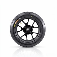 14 12 Inch Supermoto Wheels untuk Yozma dalam 1 Set Roda Depan Belakang dengan Ban Kit Roda untuk Tuttio Soleil 01 Sepeda Motor Listrik Off-Road