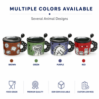 Tasse à thé à motif dinosaure de qualité supérieure pour cadeau d'anniversaire de fille, service OEM, prix de gros, vente en gros