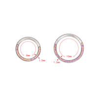 G23 cincin hidung Titanium cincin tindik tubuh Titanium untuk hidung telinga Septum bibir