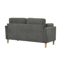 Minimaliste 2 places élégant tissu tissu canapé De 2 Lugares causeuse petit canapé importé meubles chine bras chaises canapé