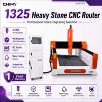 Machine de gravure sur pierre CNC robuste 1325 fabriquée par Shandong Chenmai, 380V, broche de 5,5KW