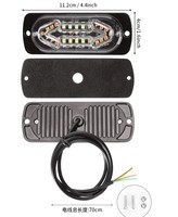 Feux à LED haute luminosité, feux à LED pour calandre, montage en surface, feux stroboscopiques, feux de signalisation stroboscopiques pour voiture, camion, remorque, extérieur