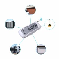EV1527 Code d'apprentissage Télécommande RF 433mhz sans fil Commande automatique de porte de garage en plastique et métal