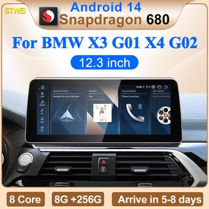 Lecteur multimédia automobile CNSTWEI 12,3 pouces Qualcomm Snapdragon 685 6225 Android 14 compatible avec BMW X3 G01 X4 G02 - Product Image 2