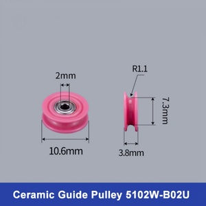 Roues de guidage entièrement céramiques Sen Guang 60*12.5mm pour tréfilage, longue durée de vie, certifiées ISO9001:2008, OEM disponible, garantie 1 an - Product Image 2