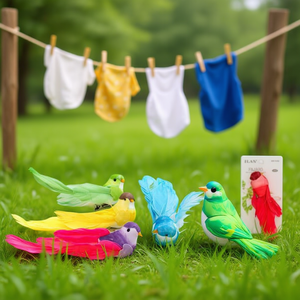 Ilan Bird con Morsetto 15cm Multicolore per Accessori di Abbigliamento - Product Image 3