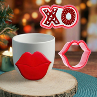 Moule en plastique pour la Saint-Valentin pour couper la pâte à biscuits fondant, emporte-pièce et outil de décoration de biscuits pour le glaçage royal