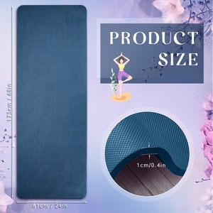 Tapete de Yoga CZFIT de PU + Caucho Natural, Ecológico, Antideslizante, Profesional para Casa/Gimnasio, con Logotipo Personalizado, Directo de Fábrica - Product Image 2