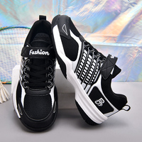 Chaussures de sport pour hommes et femmes, basses, en cuir tourbillonnant, antidérapantes, pour badminton, tennis et tennis de table, collection Printemps