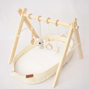 Baby <strong>Changing</strong> Basket and Diaper Caddy - Cotton Rope <strong>Changing</strong> <strong>Table</strong> Topper Thick Foam Pad and Waterproof Mattress - Product Image 1