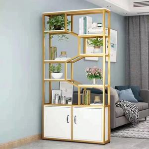Smeedijzeren Scherm Commerciële Kantoor Scheidingskast Opbergrek Industriële Stijl Woonkamer Hal Vitrinekast - Product Image 4