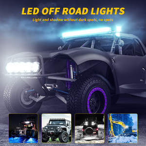 LELANPU Barre lumineuse <span class=keywords><strong>LED</strong></span> de travail tout-terrain 4 pouces 18W 16SMD 3030 Ambre pour <span class=keywords><strong>Scania</strong></span> - Product Image 2