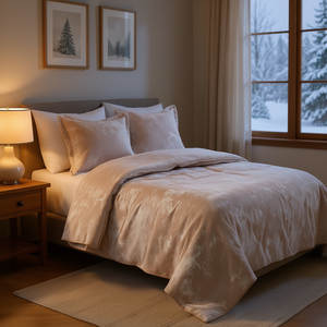 Juego de Edredón Reversible de 6 Piezas Db, Terciopelo Estampado Floral, Tamaño Super King/King, Ropa de Cama para el Hogar - Product Image 2