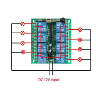 Télécommande sans fil 433Mhz DC 12V 8 CH RF
