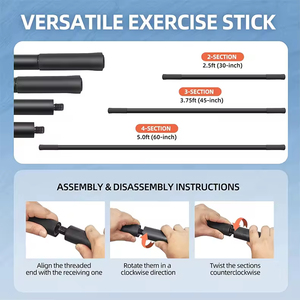 Barra de Yoga de Alta Calidad para Estiramiento, Equilibrio y Movilidad, Ideal para Ejercicios de Flexibilidad - Product Image 4