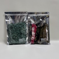 Sacs à fermeture éclair en aluminium transparent avec logo personnalisé pour l'emballage des vêtements, sacs en plastique brillant à fermeture éclair, sacs refermables argentés