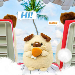 J878 Adorable peluche morder hueso perro animal OEM ODM servicio caricias almohada compañero caqui felpa <span class=keywords><strong>pollo</strong></span> piernas perro juguete - Product Image 3