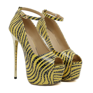 Sandales à talons hauts pour femmes 2025, à bout ouvert, style stiletto, talon bas, à lanières, pour l'été, l'exposition de modèles et les soirées mode - Product Image 6