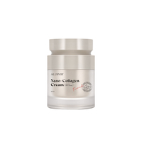 Crème Visage au Beurre de Karité et Collagène Marque Blanche, Acide Hyaluronique, Niacinamide, Hydratant Facial Anti-rides et Éclaircissant