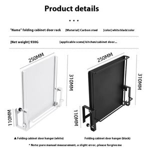 Estante de <span class=keywords><strong>encimera</strong></span> de Metal plegable de un solo nivel, puerta de armario retráctil de <span class=keywords><strong>cocina</strong></span>, tablero de mesa, Partición de mostrador <span class=keywords><strong>auxiliar</strong></span> extendida - Product Image 2