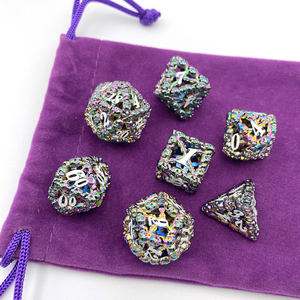 Usine Logo personnalisé métallique plolyédrique mdn creux D & D Rpg <span class=keywords><strong>Casino</strong></span> dés <span class=keywords><strong>en</strong></span> métal personnalisé - Product Image 3