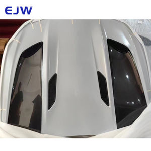 Capot moteur en Fiber de carbone sec de Style <span class=keywords><strong>SLC</strong></span> de haute qualité pour 2017-2019 pour Mercedes Benz <span class=keywords><strong>AMG</strong></span> GT Modification comprend des boulons New Condi - Product Image 3