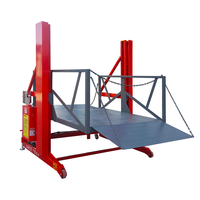 Plateforme de chargement et de déchargement mobile, rampe de quai hydraulique portable pour camion et conteneur