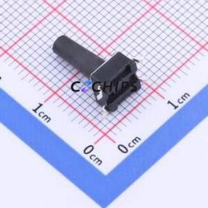 TS-1102SD-C-S-B Tactile Switch SMD-4P,6x6mm Switch Single Pole Single Throw Round Button 2.6N Vertical Mount - Product Image 2