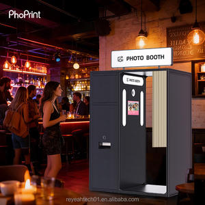 Cabina de Fotos Retro Portátil Personalizada de Madera Estilo Coreano Vintage con IA - Product Image 4