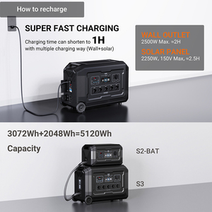 เครื่องกำเนิดไฟฟ้าพกพา SOUOP S3 3600W แบตเตอรี่ 3KW เครื่องกำเนิดพลังงานแสงอาทิตย์ วัตต์ เครื่องกำเนิดพลังงานแสงอาทิตย์แบบพกพา - Product Image 5