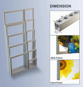 กล่องไฟโฆษณาอลูมิเนียมใช้ซ้ำได้แบบโมดูลาร์แบบเปิดนวัตกรรมขยายได้ - Product Image 1