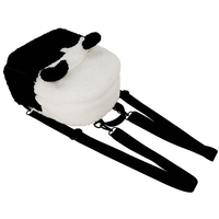 Sac à dos en peluche 2 en 1 Plus sac à bandoulière individuel sur la poche avant, sac à dos en peluche pour enfants Panda mignon