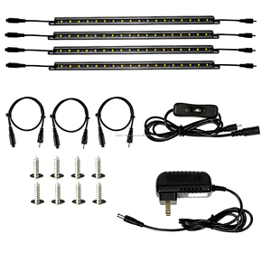 Nuovo Kit di Illuminazione <span class=keywords><strong>LED</strong></span> Moderno Personalizzabile con Interruttore Dimmer, <span class=keywords><strong>Barre</strong></span> Luminose 5000K da Parete per Armadi, Cassaforti, Guardaroba, Cucina - Product Image 3
