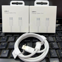 Câble PD en nylon de 3 pieds et 6 pieds en gros, câble de charge rapide USB C vers USB C 30W pour iPhone, câble de charge de type C, câble USB 20W