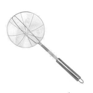 Stainless Steel <b>Strainer</b> Set 4 Sizes Fine <b>Mesh</b> For Noodles Dumplings Frying Hot Pot Kitchen Cooking Tool - Product Image 5
