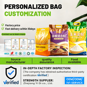 Bolsa <span class=keywords><strong>de</strong></span> Plástico Tejida <span class=keywords><strong>de</strong></span> PP, Resistente, para Harina, Maíz, Granos, <span class=keywords><strong>Cereales</strong></span>, con Diseño Antiderrames, Impresión <span class=keywords><strong>a</strong></span> Color, Grado Alimenticio, 25 kg, Personalizable - Product Image 2