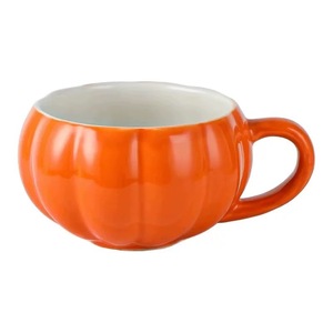 Taza de Sopa de Cerámica con Forma de Calabaza y Tapa, Taza para Bebidas de Temporada, Regalo de Halloween, Vajilla - Product Image 2