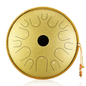 Hluru Musical Instrument Factory Direct Wholesale Drum Steel Tongue Drum Percussion Instrument Tank Drum