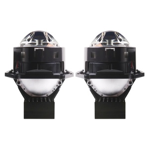 Sanvi 2024 Led Car Headlight 6000K 80W 12V High Low Beam Light Bi Led Mini Double Lens for Auto Kit - Product Image 2