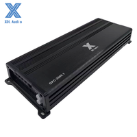 Système audio de voiture haut de gamme 2000W * 1CH classe D Compact 110 largeur PCB Mono canal croisements et égaliseurs amplificateur de voiture