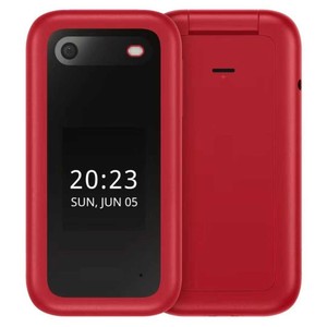 Teléfono Móvil Internacional de Doble Pantalla GSM 2G, No Smartphone, Doble SIM, Tipo Flip, Teclas Físicas, Modelo para <span class=keywords><strong>Personas</strong></span> <span class=keywords><strong>Mayores</strong></span> 2660 MediaTek - Product Image 1