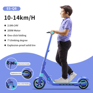 Patinete Eléctrico de 24V para Niños, Adolescentes y Adultos de 6 a 12 Años o Más, Marco de Aleación de Aluminio, Dos Ruedas, Movilidad, 14 km/h, Plegado con un Clic - Product Image 3